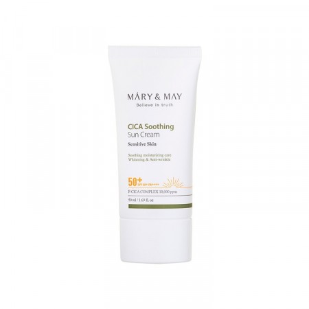 Mary & May Cica Soothing Sun Cream SPF50+ PA++++ 50ml