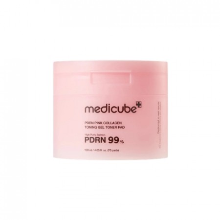 Medicube PDRN Pink Collagen Toning Gel Toner Pad 120ml