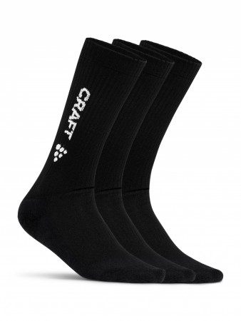 Ability Indoor 3-Pack Sock (Black)