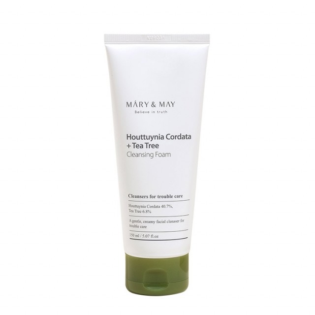 Mary & May Houttuynia Cordata + Tea Tree Cleansing Foam Koreansk Hudpleie