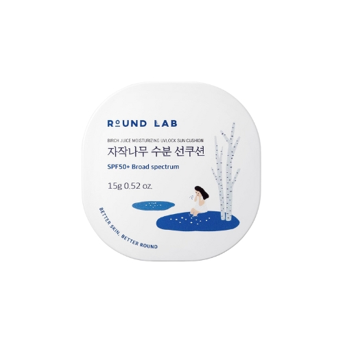 Round Lab Birch Juice Moisutrizing Sun Cushion 15g