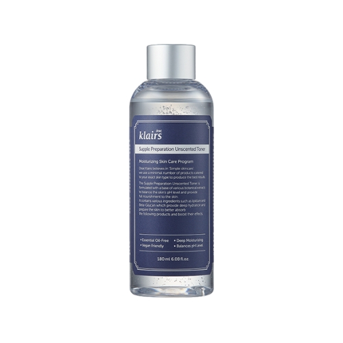 Klairs Supple Preparation Unscented Toner 180ml