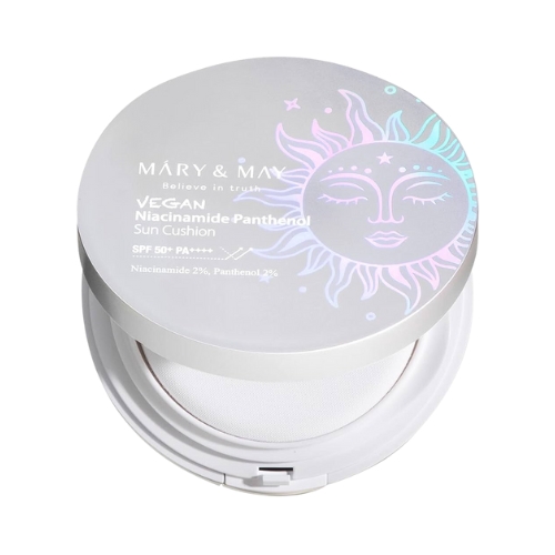 Mary & May Vegan Niacinamide Panthenol Sun Cushion SPF50+ PA++++ 25g