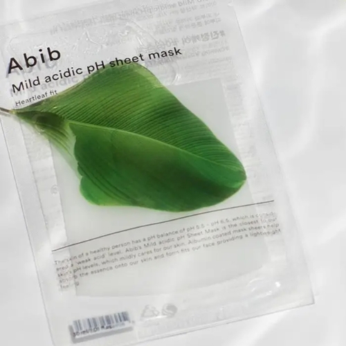 Abib Mild Acidic pH Sheet Mask Heartleaf Fit			