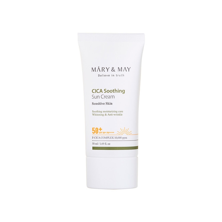 Mary&May Cica Soothing Sun Cream SPF50 Koreansk solkrem