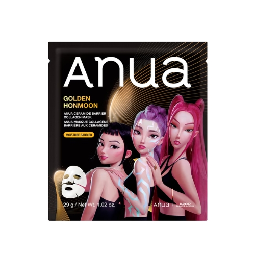 Anua x K-pop Demon Hunters Golden Honmoon Ceramide Barrier Collagen Mask 29g