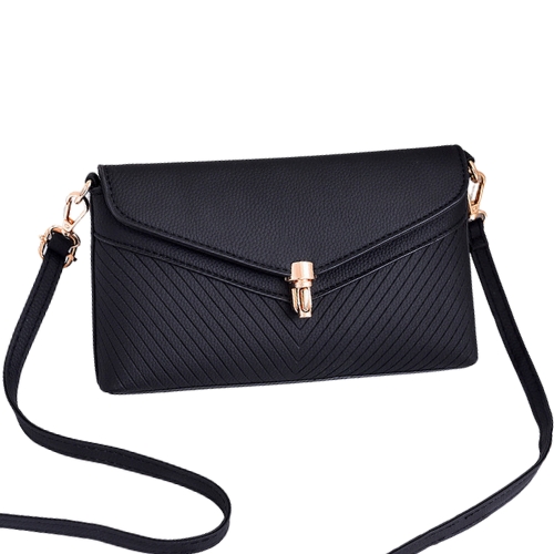 Veske Vintage Clamshell Crossbody Black