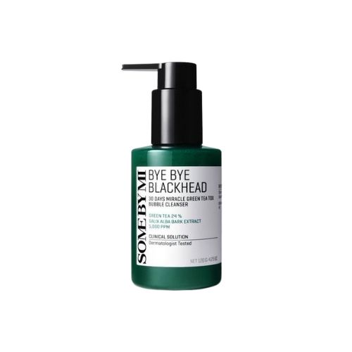SOME BY MI Bye Bye Blackhead 30 Days Miracle Green Tea Tox Bubble Cleanser 120g