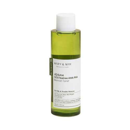 Mary&May Vegan CICA Tea Tree AHA PHA Toner