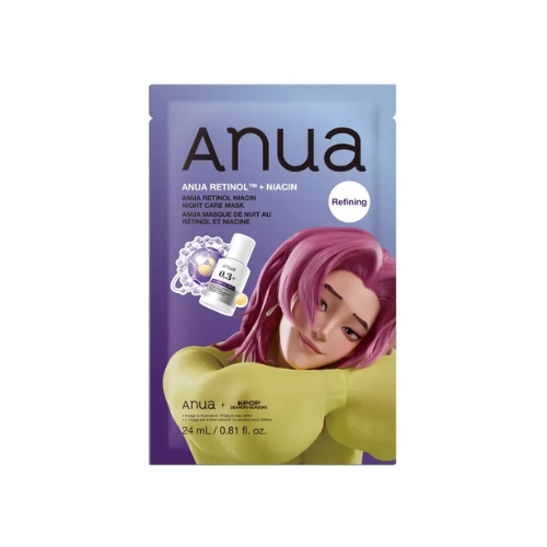 Anua x K-pop Demon Hunters Retinol Niacin Night Care Mask 24ml